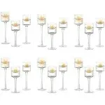 Glasseam Glass Hurricane Candle Holders