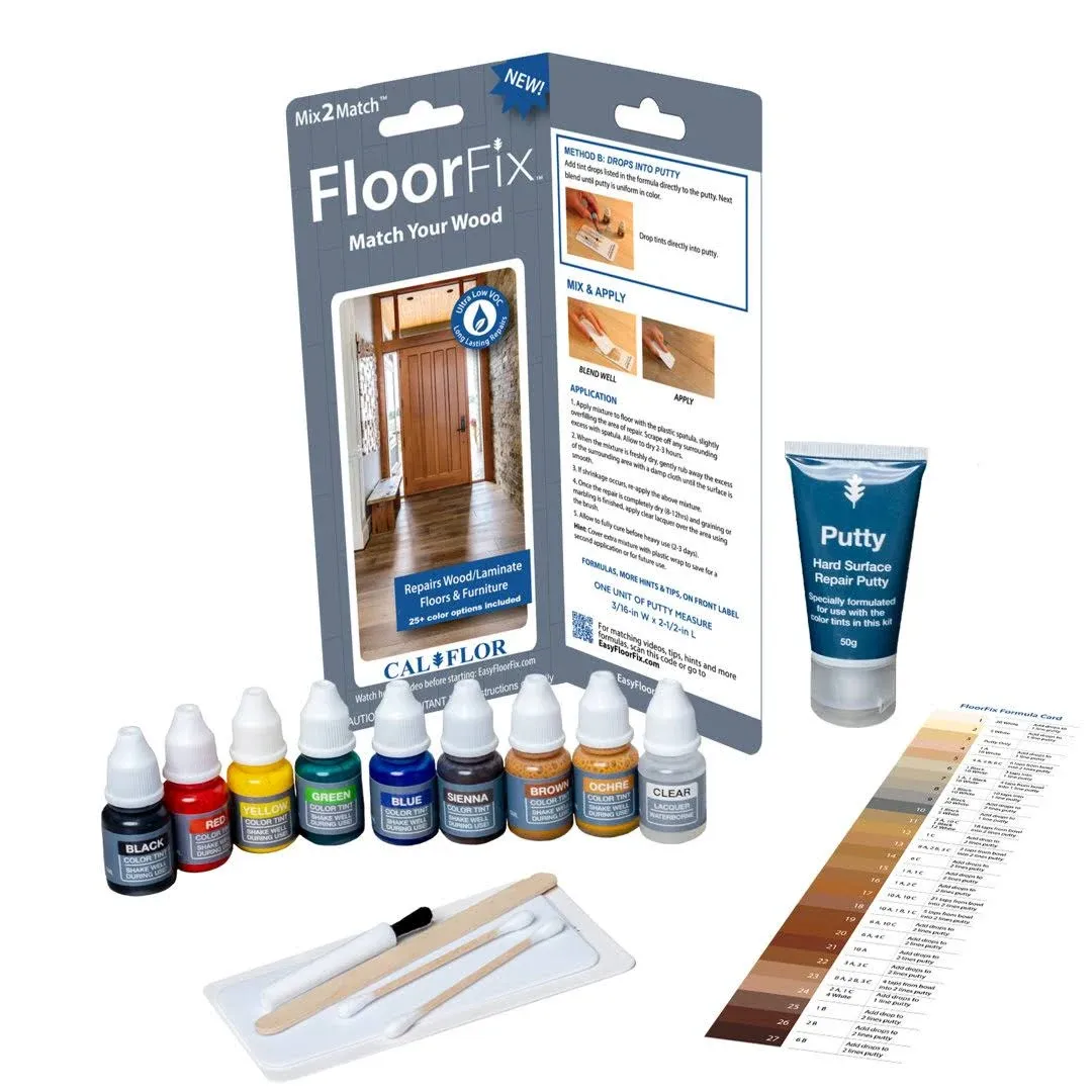 Calflor Mix2Match FloorFix Wood and Laminate Floor Repair Kit