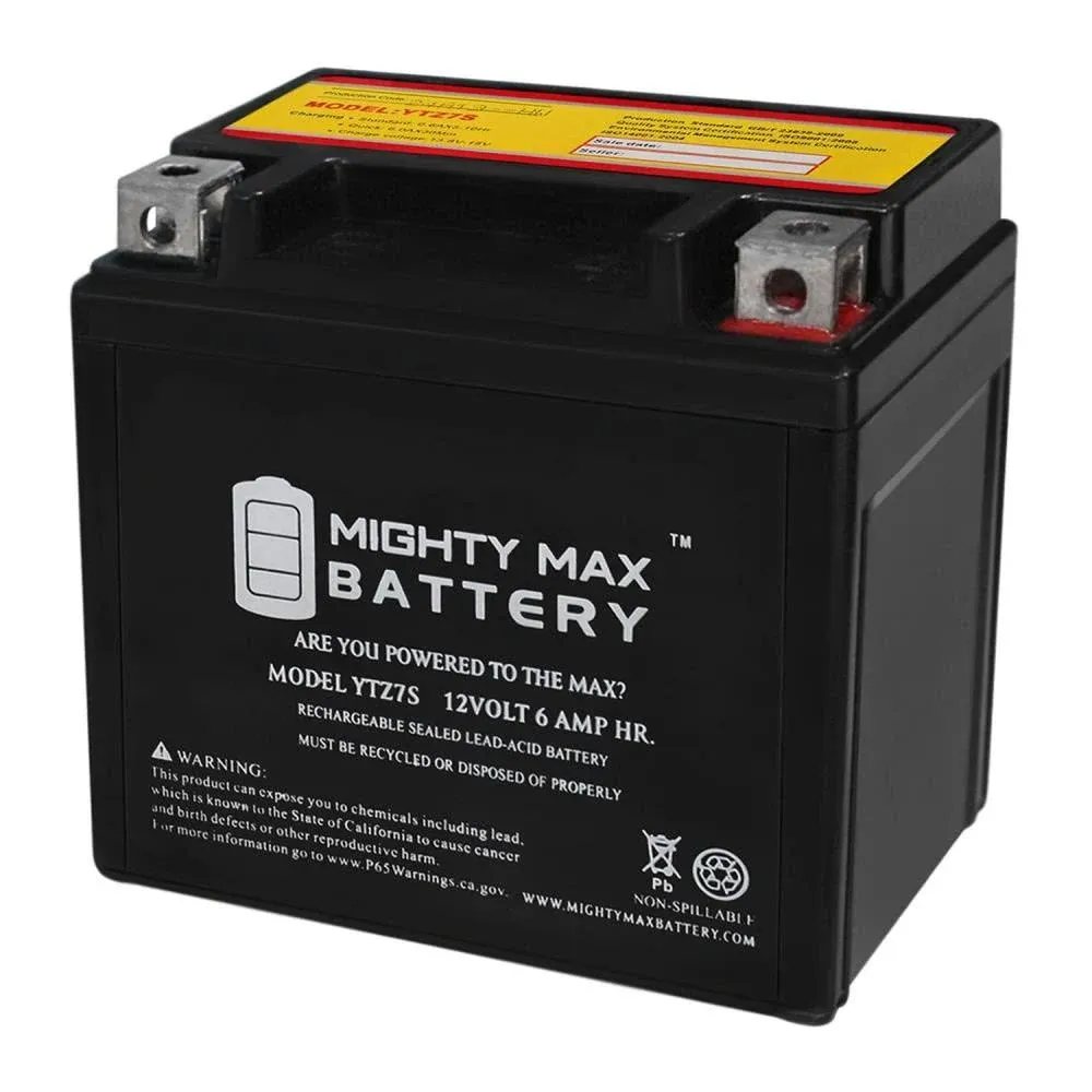 YTZ7S 12V 6AH Battery for Yamaha 225 XT225 2001-2007