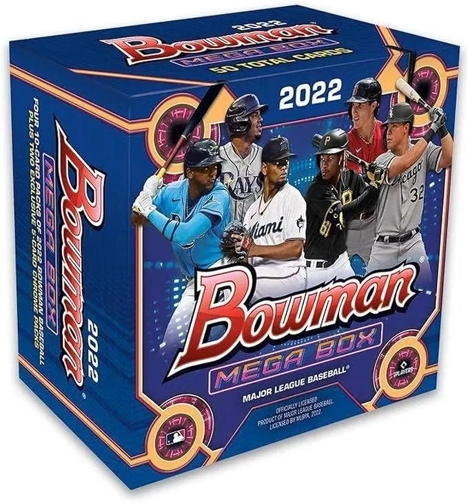 2022 Topps Bowman Baseball Trading Card Mega Box