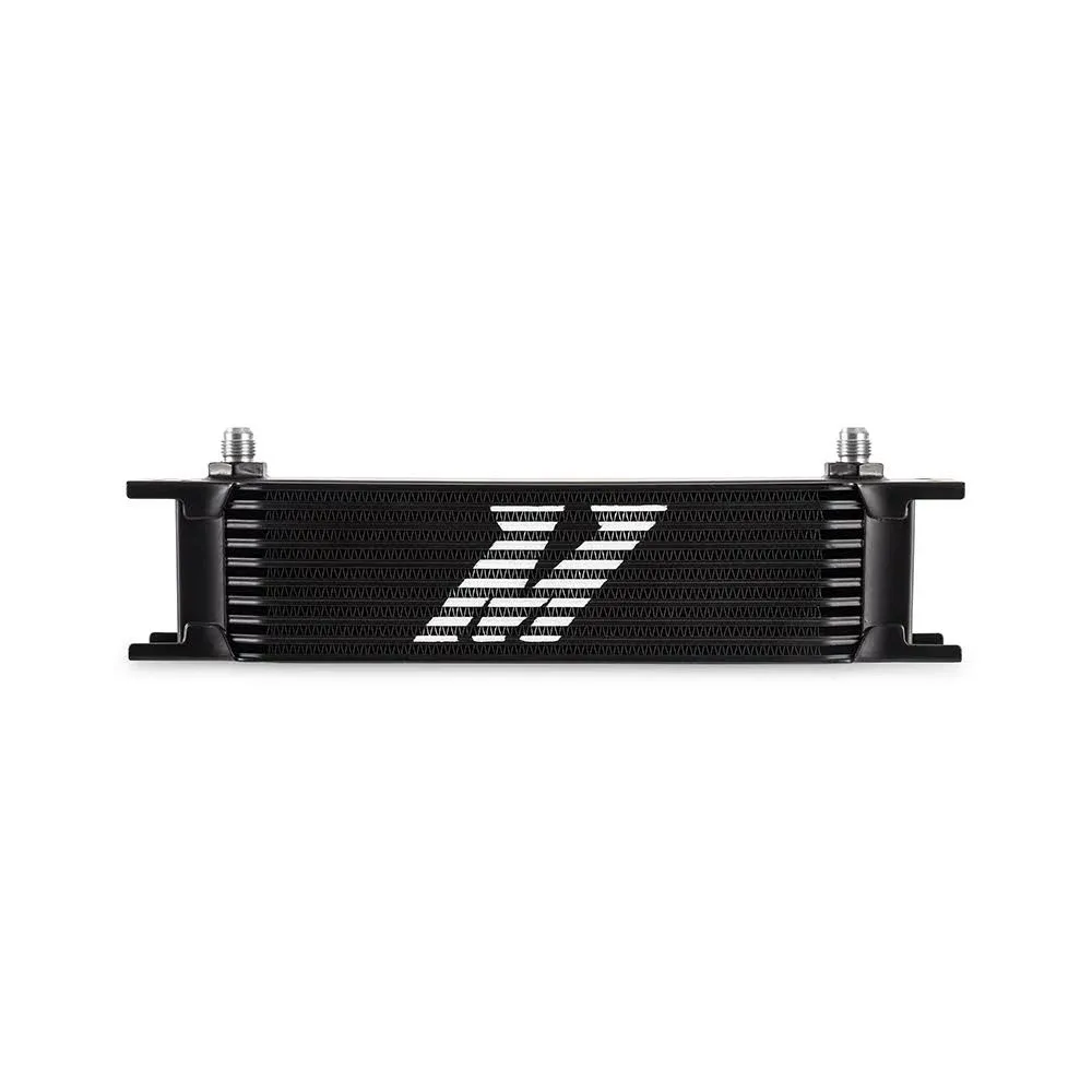 Mishimoto Universal - 6AN 10 Row Oil Cooler - Black - MMOC-10-6BK