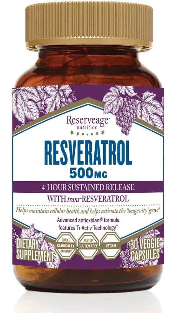 Reserveage Resveratrol 500mg