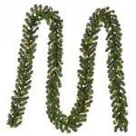 Home Accents Holiday 18 ft. Pre-Lit Kingston Indoor/Outdoor Garland Decoration with 70 Sparkling Warm Clear Lights