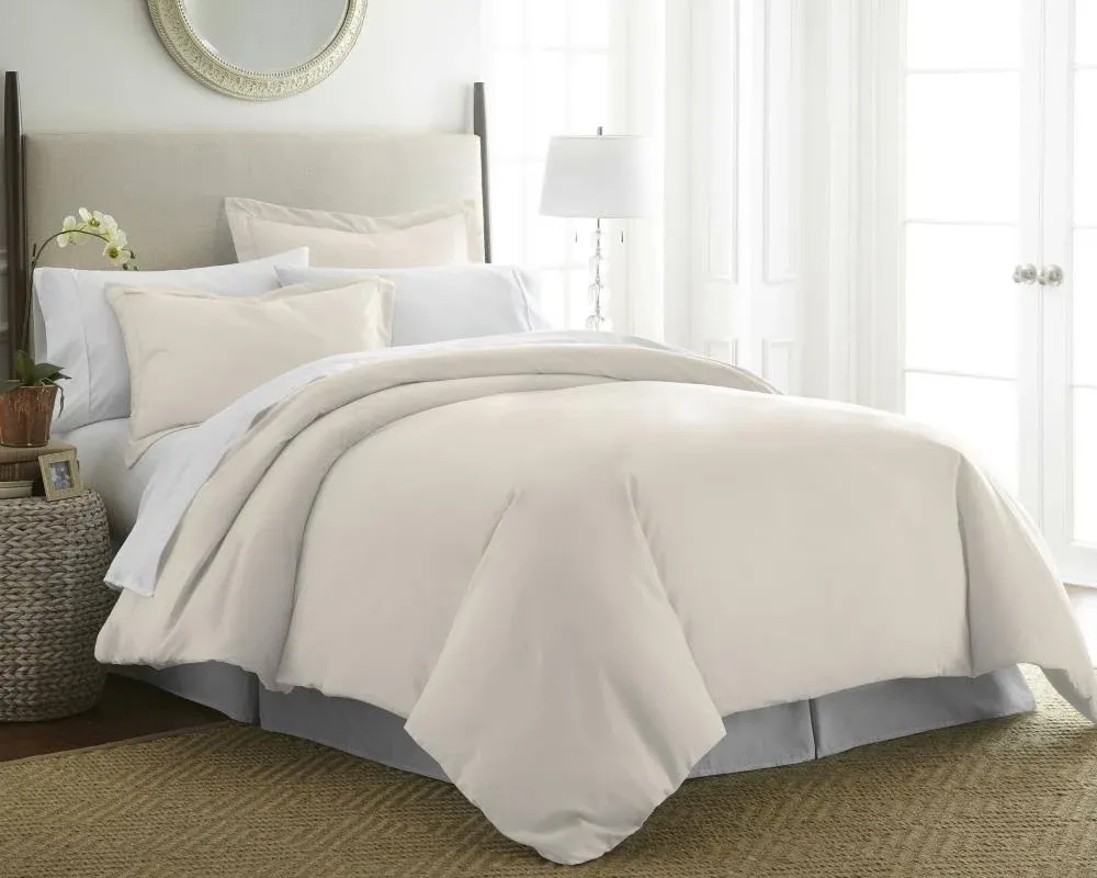 Pointehaven 525 Thread Count Luxury 100% Long Staple Cotton Sateen Duvet Set ...