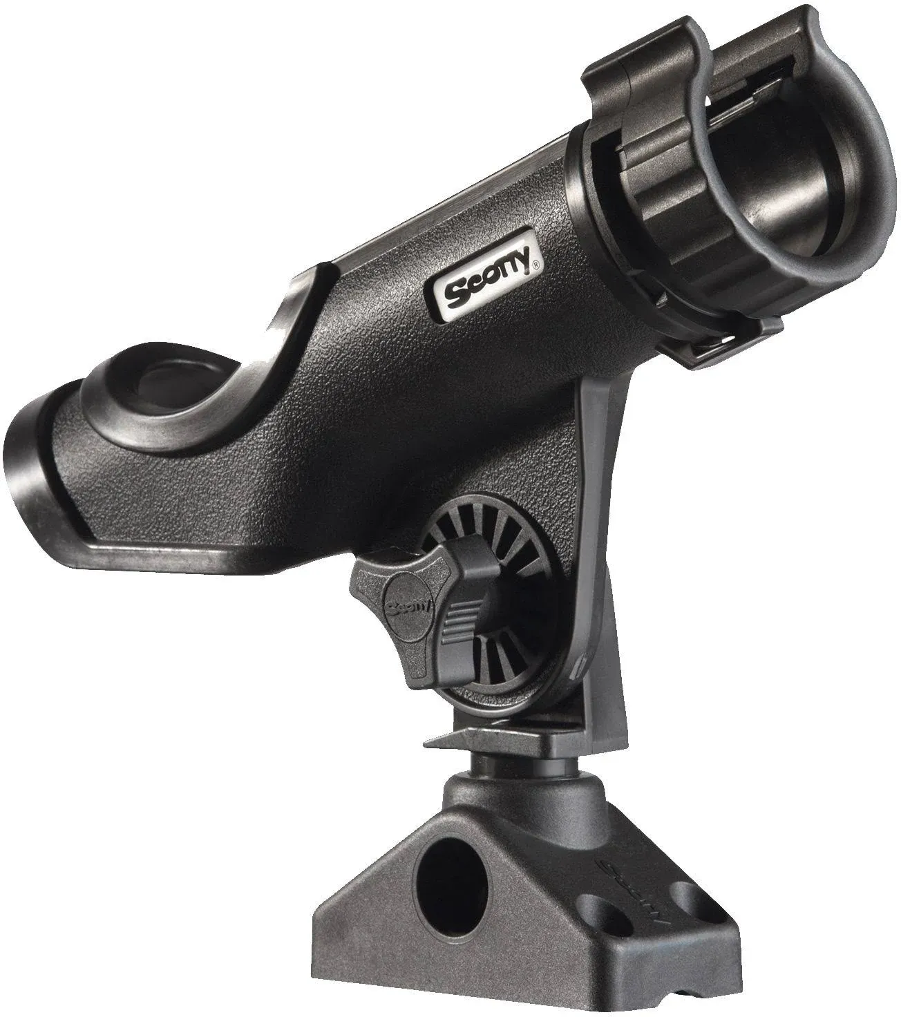 Scotty Powerlock Black Rod Holder with 241 Side Deck Mount