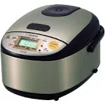 Zojirushi NS-LGC05 Micom Rice Cooker and Warmer, 3 cup, Silver/Black