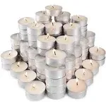 100-Pack Unscented Tea Lights: Perfect for Shabbat, Weddings, Parties!