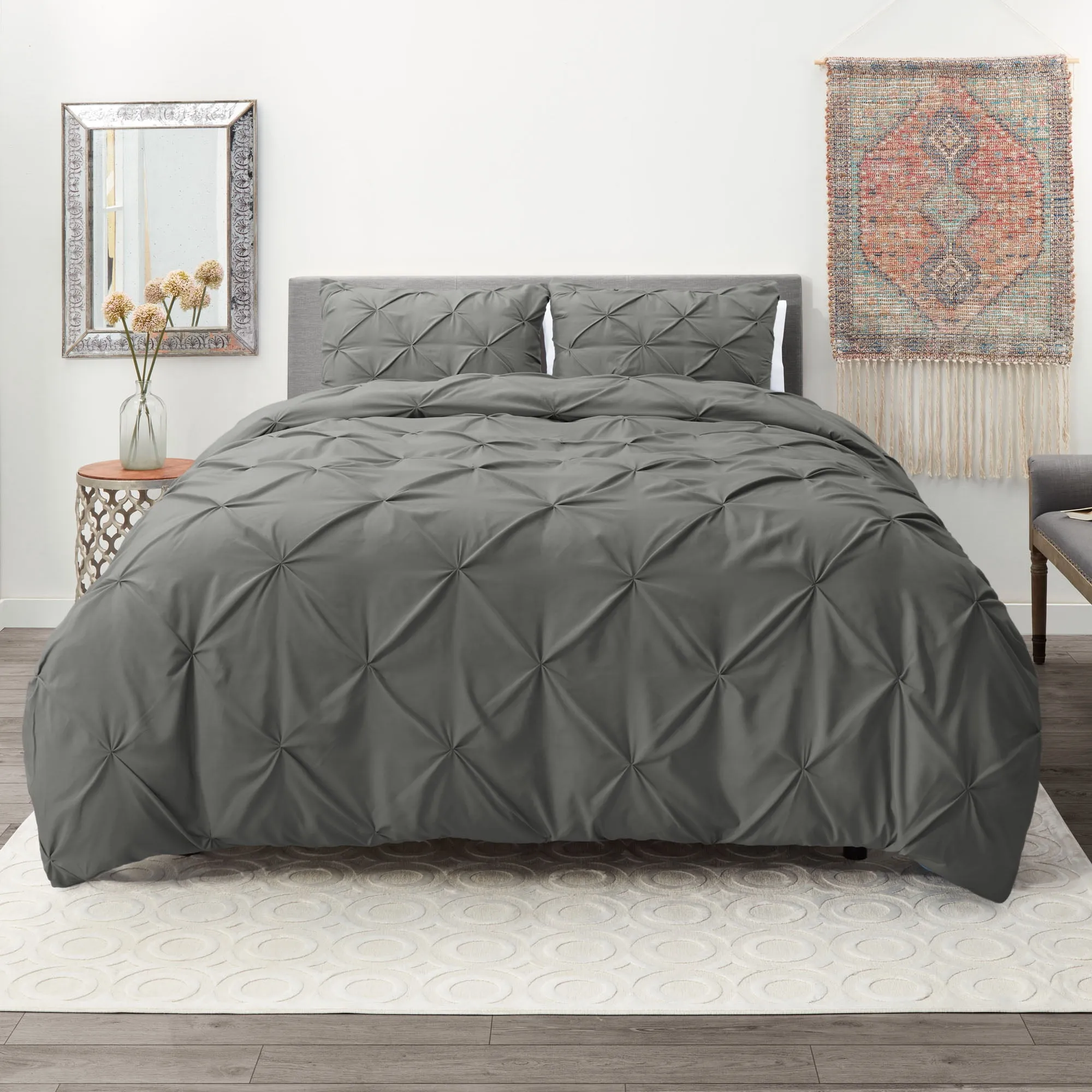 Nestl Pinch Pleat Down Alternative Comforter Set