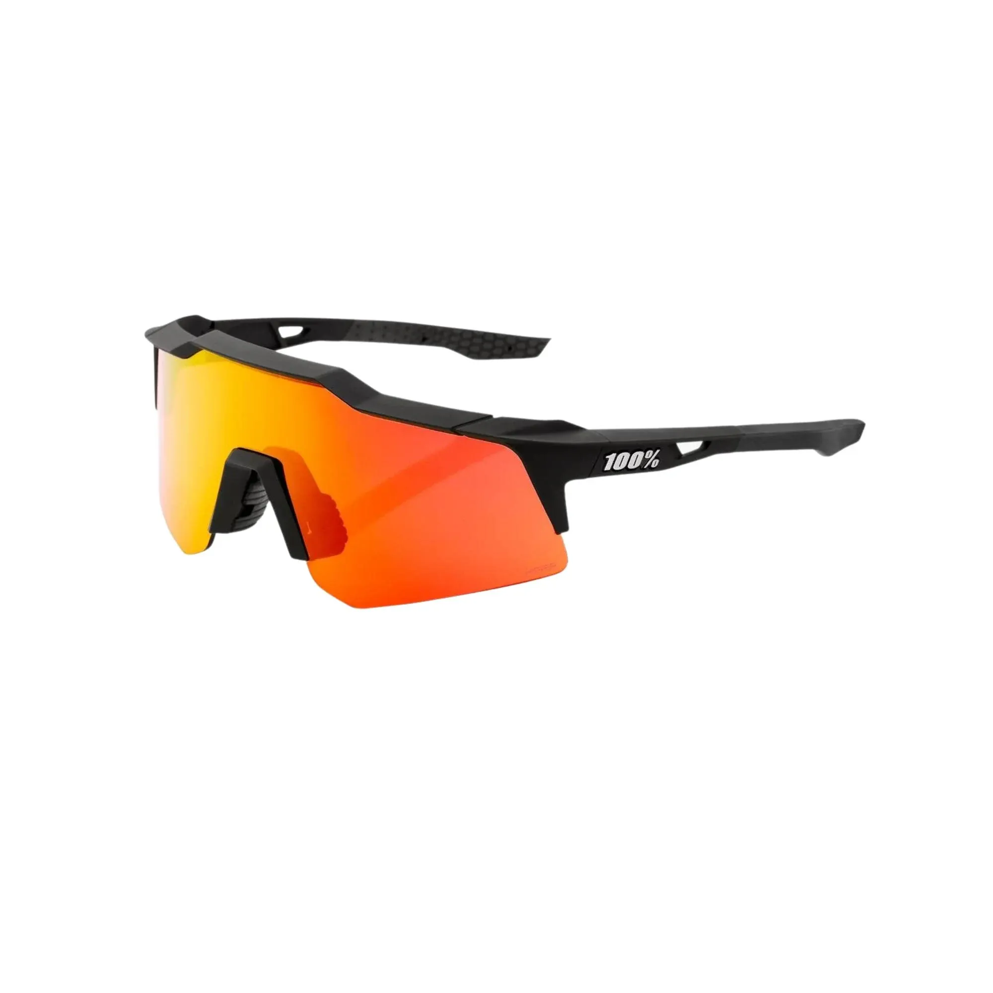 100% Speedcraft Xs Sunglasses Black/Red