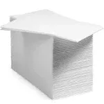 BloominGoods Disposable Bathroom Napkins | Linen-Feel Guest Towels | Cloth-Like Hand Tissue Paper, White (Pack of 1000)