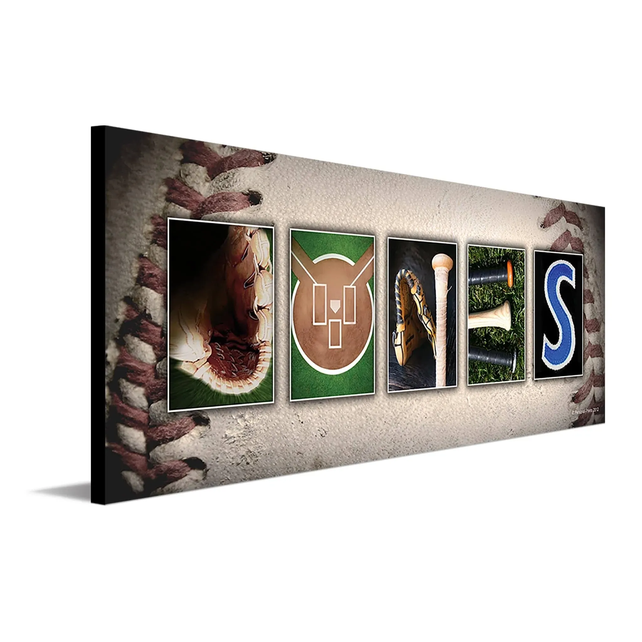 Baseball Name Art Print