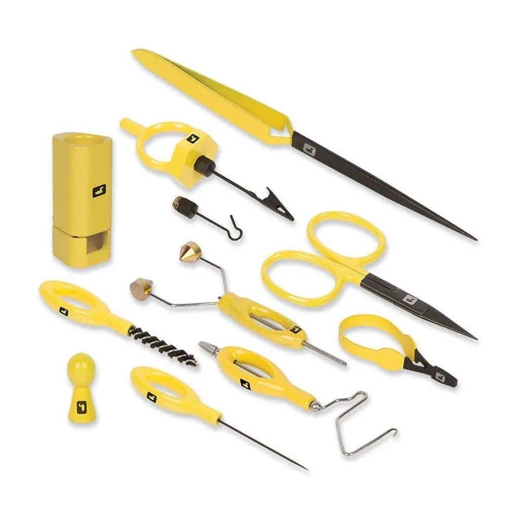 Loon Complete Fly Tying Tool Kit - Yellow