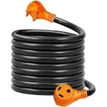 VEVOR 25ft RV Extension Cord Power Cord 30Amp NEMA TT-30R/NEMA TT-30P ETL Listed