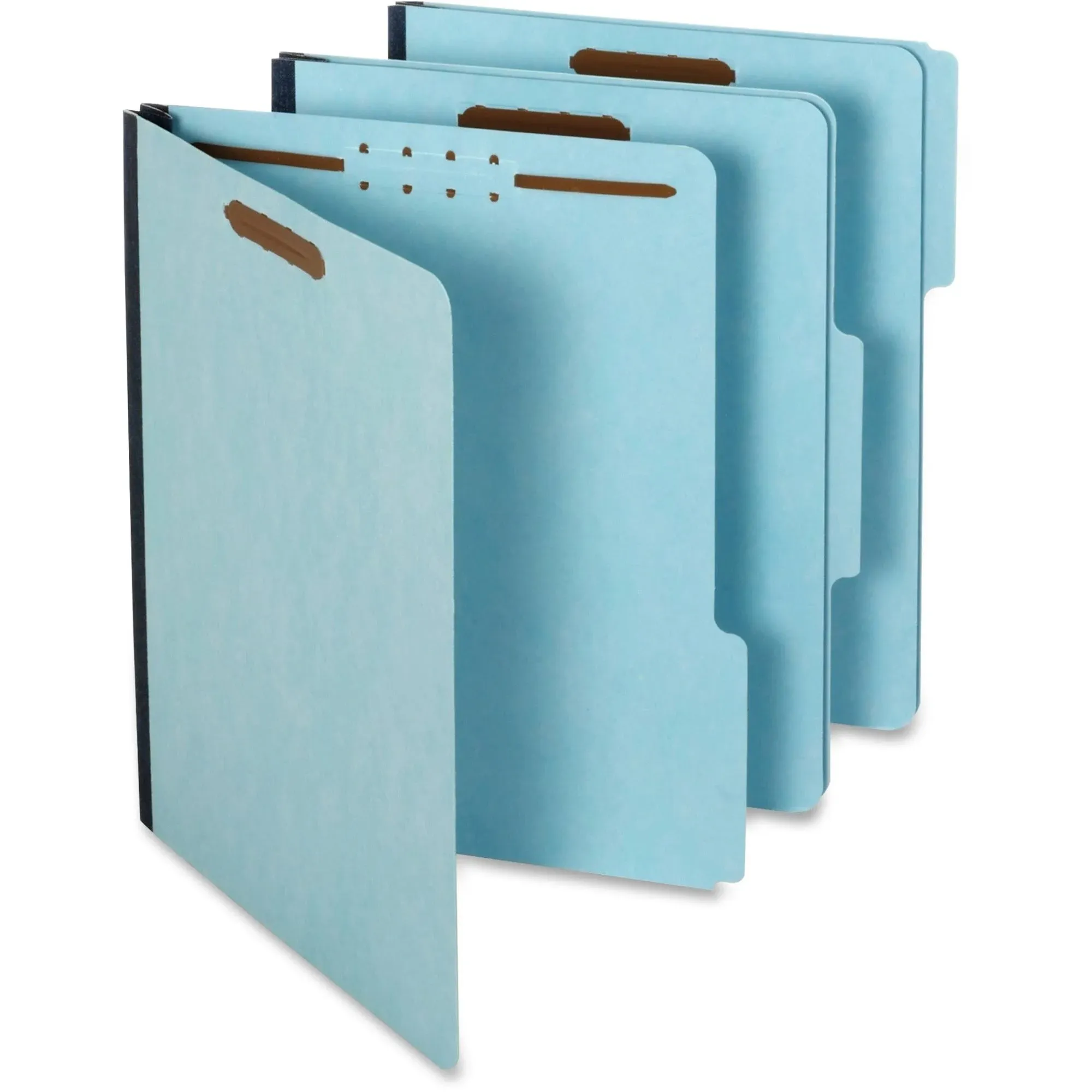 File Folders, 1&#034;Exp, 1/3 Cut Tab, 2 Fastenrs, Ltr, 25/BX, BE