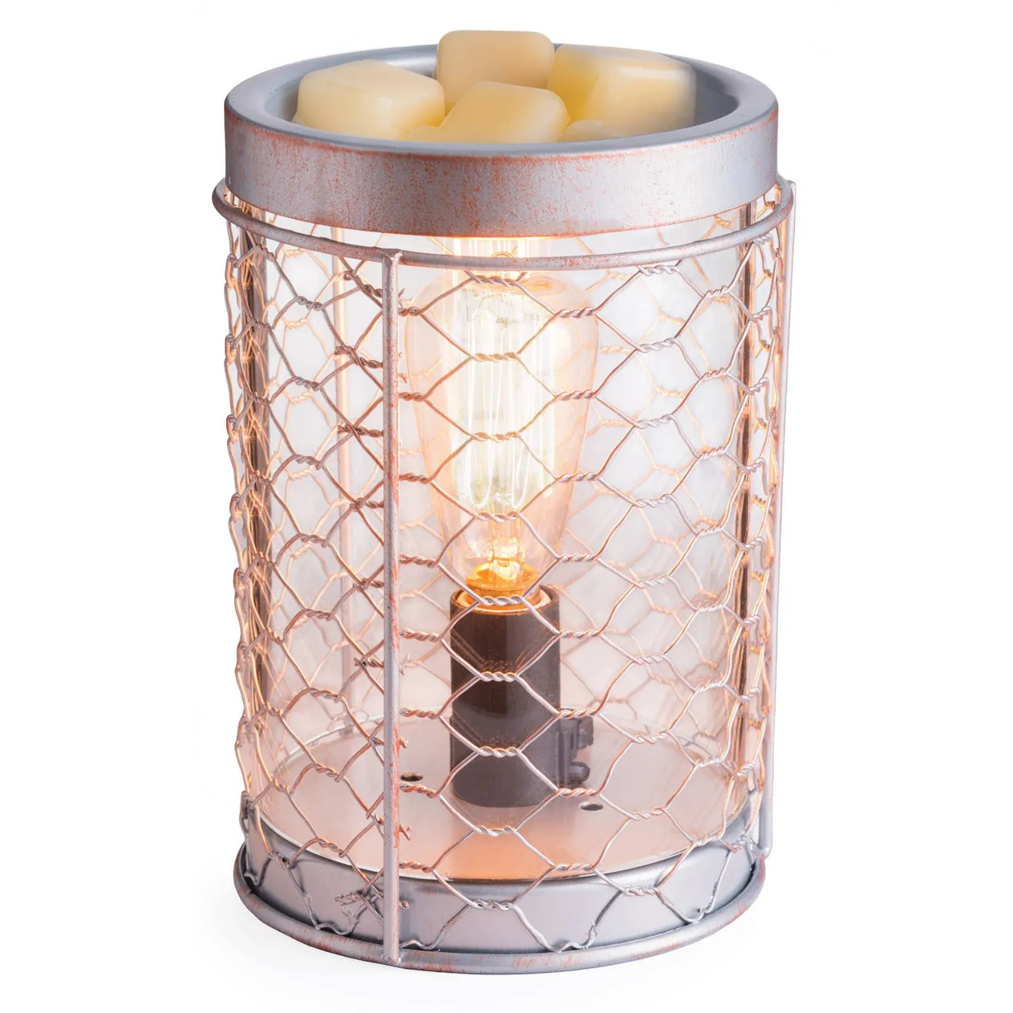 Candle Warmers Chicken Wire Vintage Style Illumination Fragrance Warmer