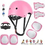 DaCool Kids Helmet Pad Set Elbow Knee Wrist Pads for Sports Protective Gear Set