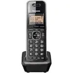 Panasonic Office Phone, Cordless Extension Handset Accessory to Connect Wirelessly to Expandable Base Station - KX-TGWA41B (Black)