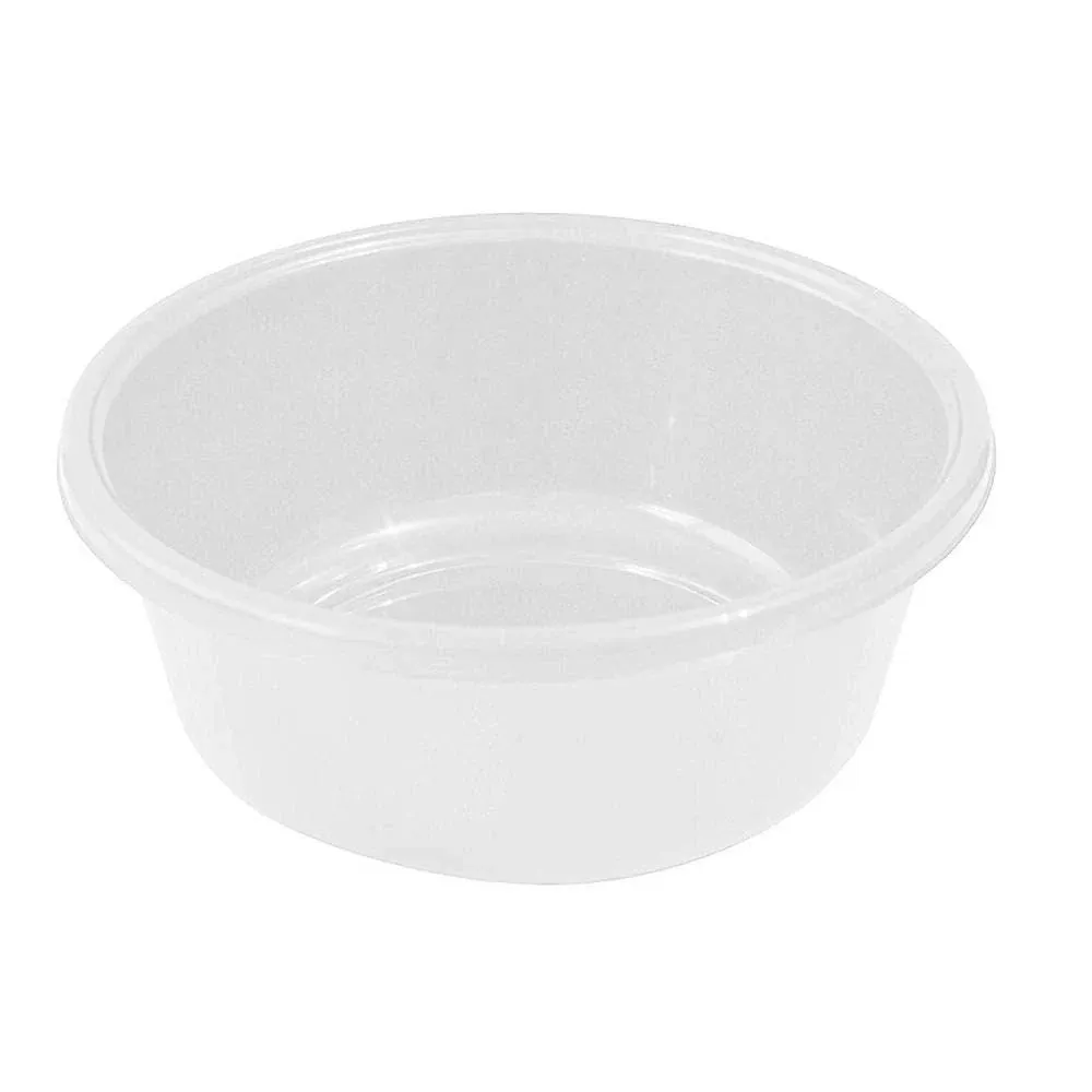 YBM Home Plastic Round Dish Wash Basin Dishpan for Washing Dishes, 1151-pwhite