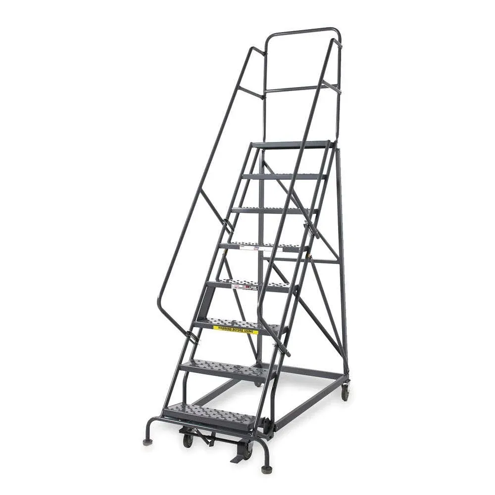 Tri-Arc Steel Rolling Ladder: 7 Step MPN:KDHD107246