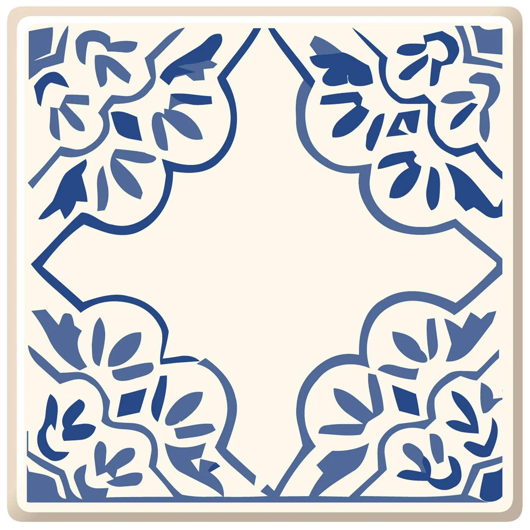 Poromoro Spanish Portuguese Azulejo Style Peel and Stick Backsplash Tile Stickers ...