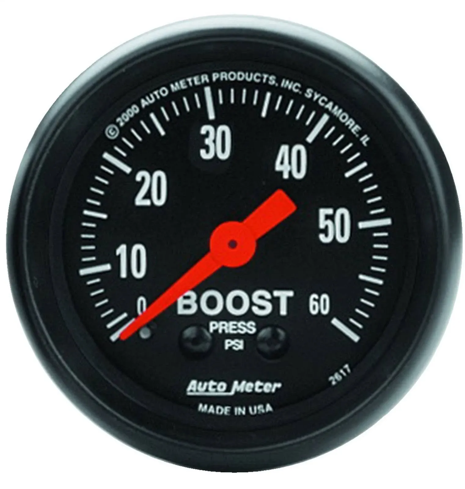 Autometer 2617 Z-Series Mechanical Boost Gauge