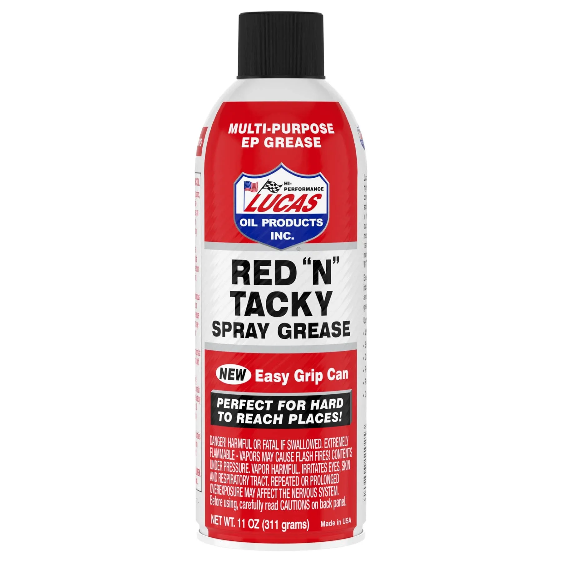 Lucas Oil 11025 Red N Tacky Grease Aerosol - 11 Ounce