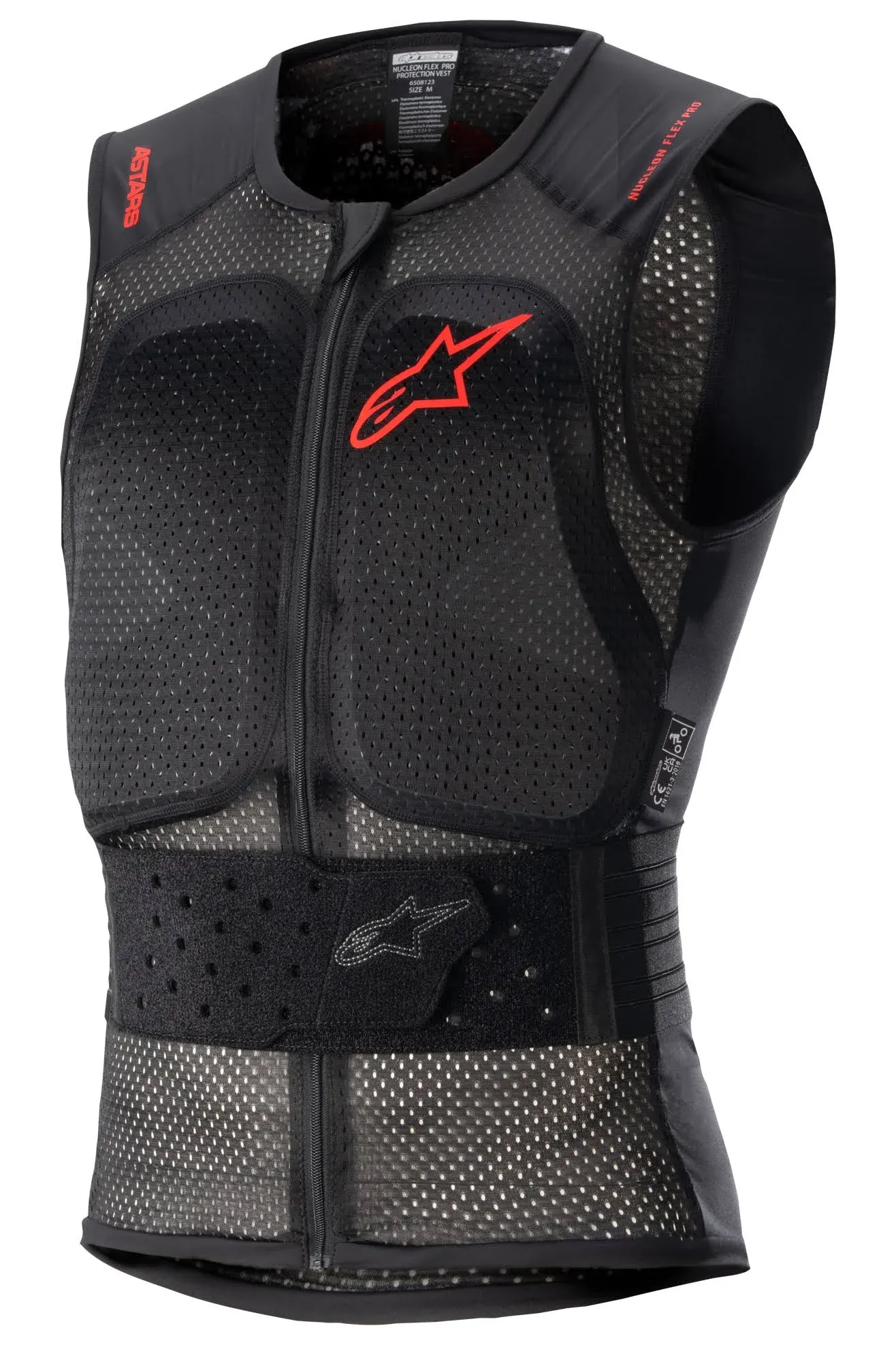 Alpinestars Nucleon Flex Pro Vest Transparent Smoke Red Black