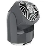 Vornado Flippi V6 Compact Air Circulator Fan, Quiet Portable Travel Fan for Office or Bedroom, Adjustable Head, 2 Speeds, Storm Gray