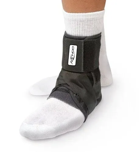 DonJoy Stabilizing Pro Ankle Support Brace, Black, X-Large