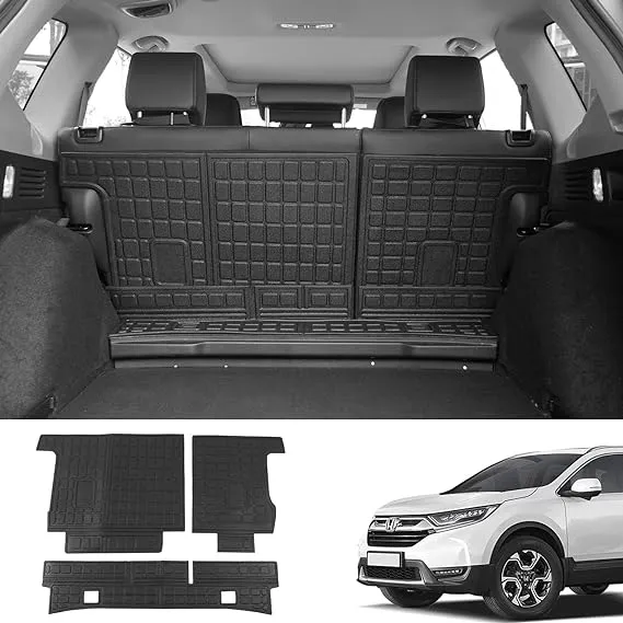 powoq Fit 2017-2022 Honda CRV Backrest Mats Back Seat Protector for 2017 2018 2019 2020 2021 2022 Honda CRV Accessories(Fit 2017-2022 Fuel Model, Rear Backrest Mats)