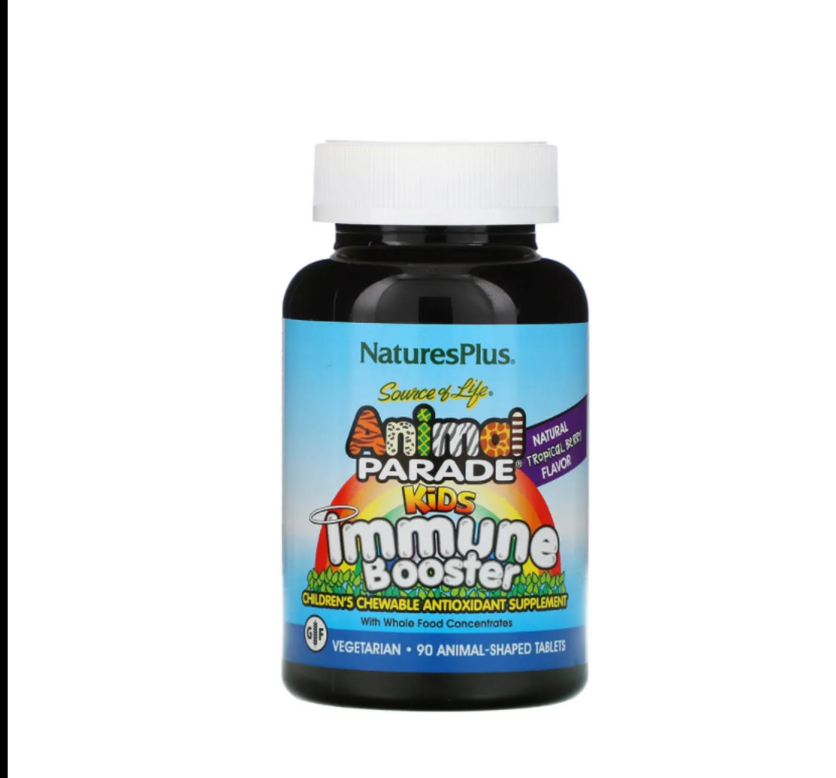 Animal Parade Kids Immune Booster, Tropical Berry