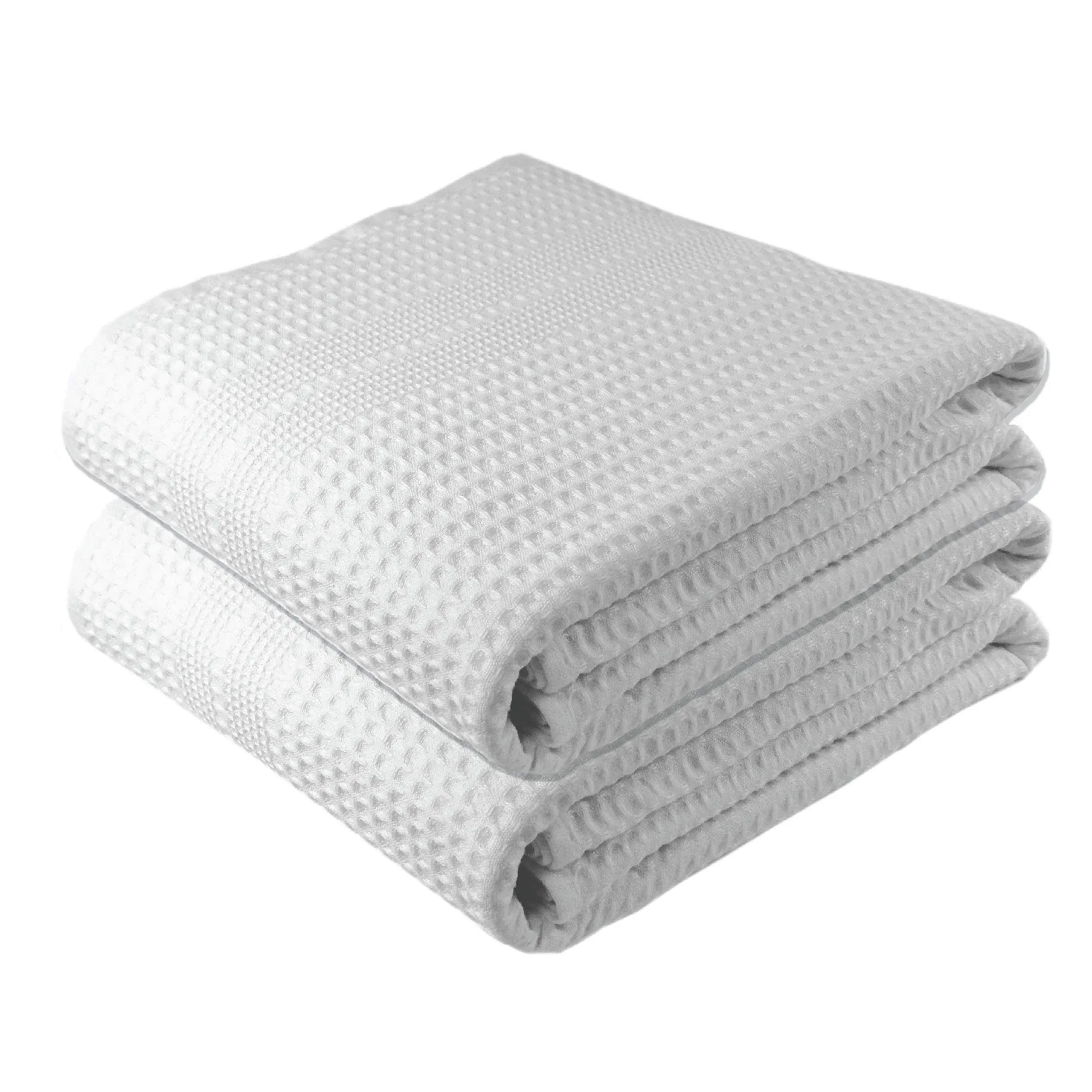 Waffle Towels Quick Dry Lint Free Thin 2 Pack Bath Sheets 40x80 Oversized Extra 