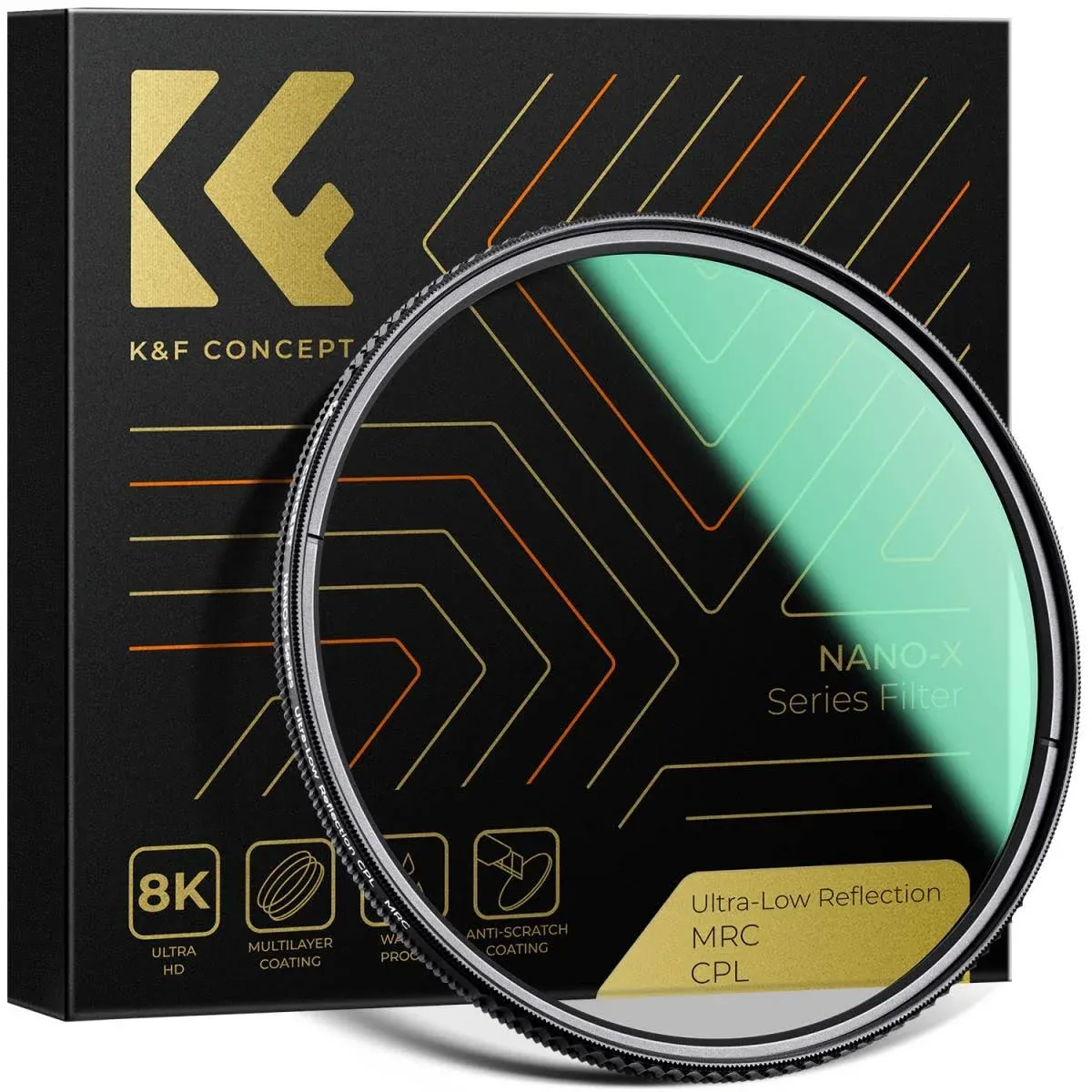 K&F Concept Nano-X Series Ultra-Low Reflection CPL Filter