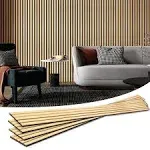 Art3d 4-Piece Wood Slat Acoustic Panels for Stylish Decor and Noise Reduction...