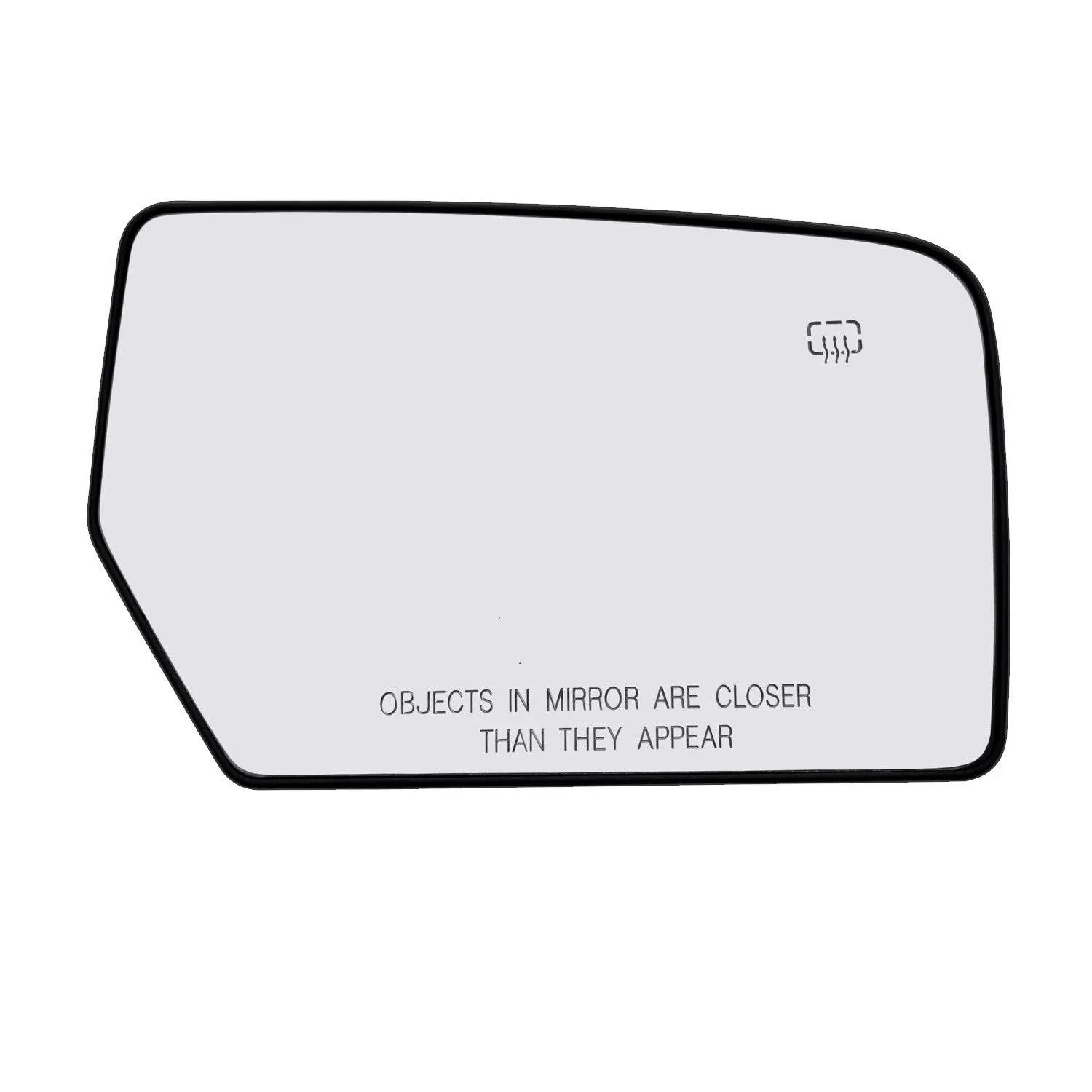 Passenger Right Side Mirror Glass Assembly with Plastic Back Plate Heated ...