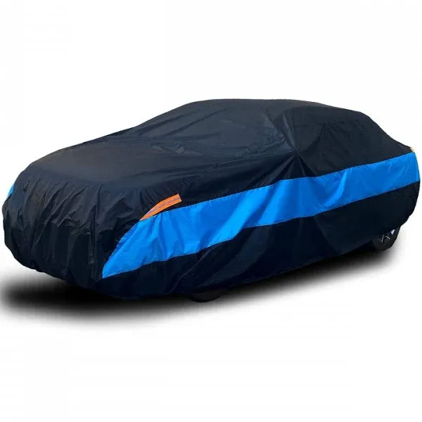 MORNYRAY Outdoor Car Cover All Weather Waterproof Windproof Snowproof UV ...