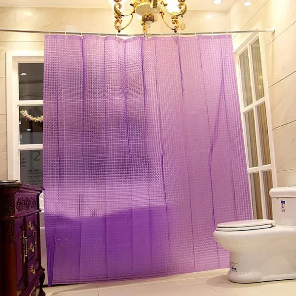 Purple Durable Waterproof Shower Curtains 72&#034; x 72&#034;