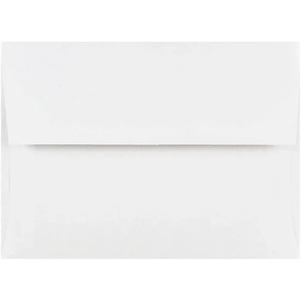 JAM PAPER A6 Invitation Envelopes - 4 3/4 x 6 1/2 - White - 100/Pack