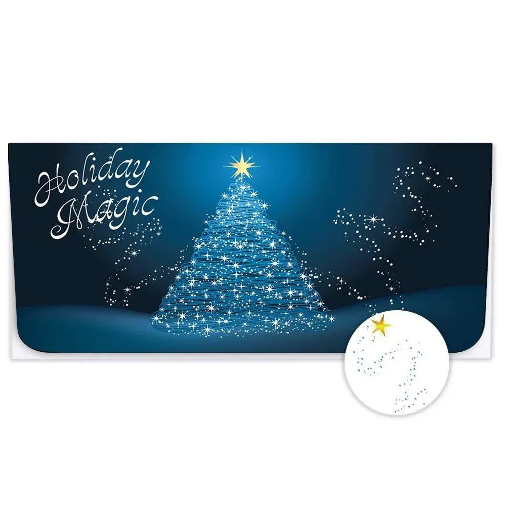 BankSupplies Holiday Currency Envelopes | 6-1/2 x 2-7/8 | 250 Pack |Holiday Magic Christmas Tree | Gift Envelopes for Cash | Business & Personal | Durable Festive Money Envelopes…