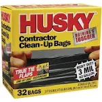 Garbage Trash Bags Contractor Grade 42 Gallon Construction Jobsite (32-Count)