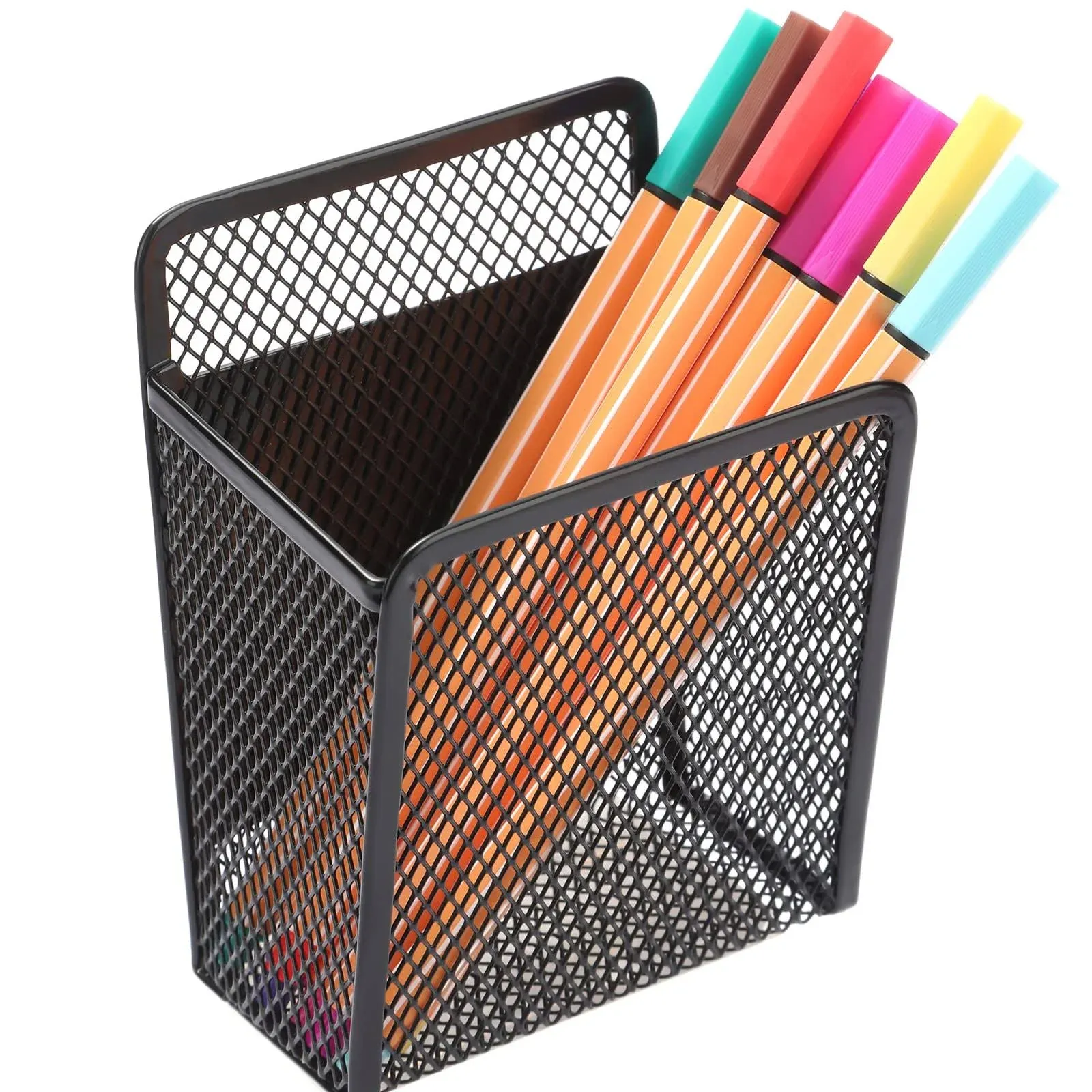 Magnetic Pencil Holder - Extra Strong Magnets Mesh Marker Holder Perfect for ...