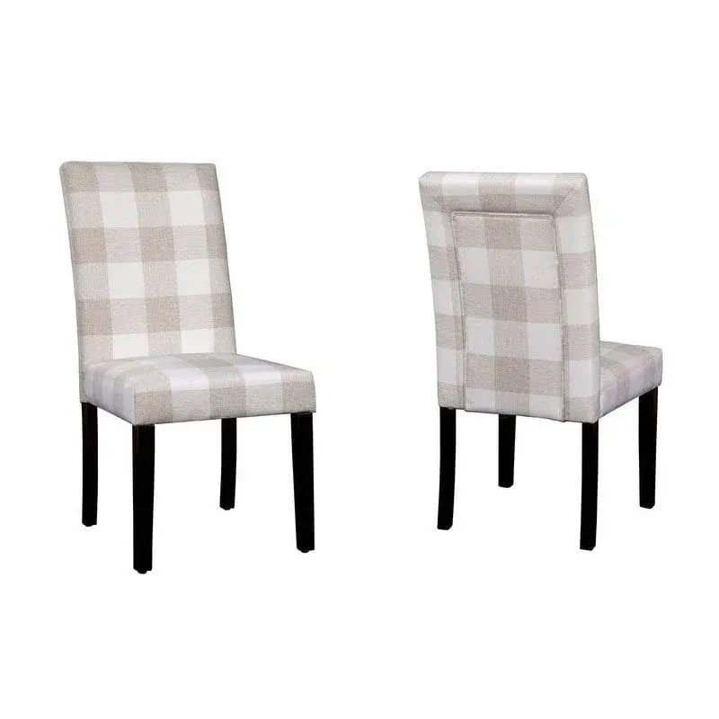 Grafton Home Montgomery Parsons Chairs, Dream Platinum Grey