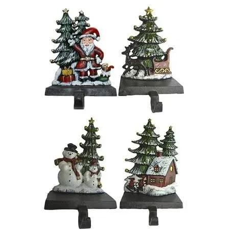 Lulu Decor Cast Iron Christmas Stocking Holders