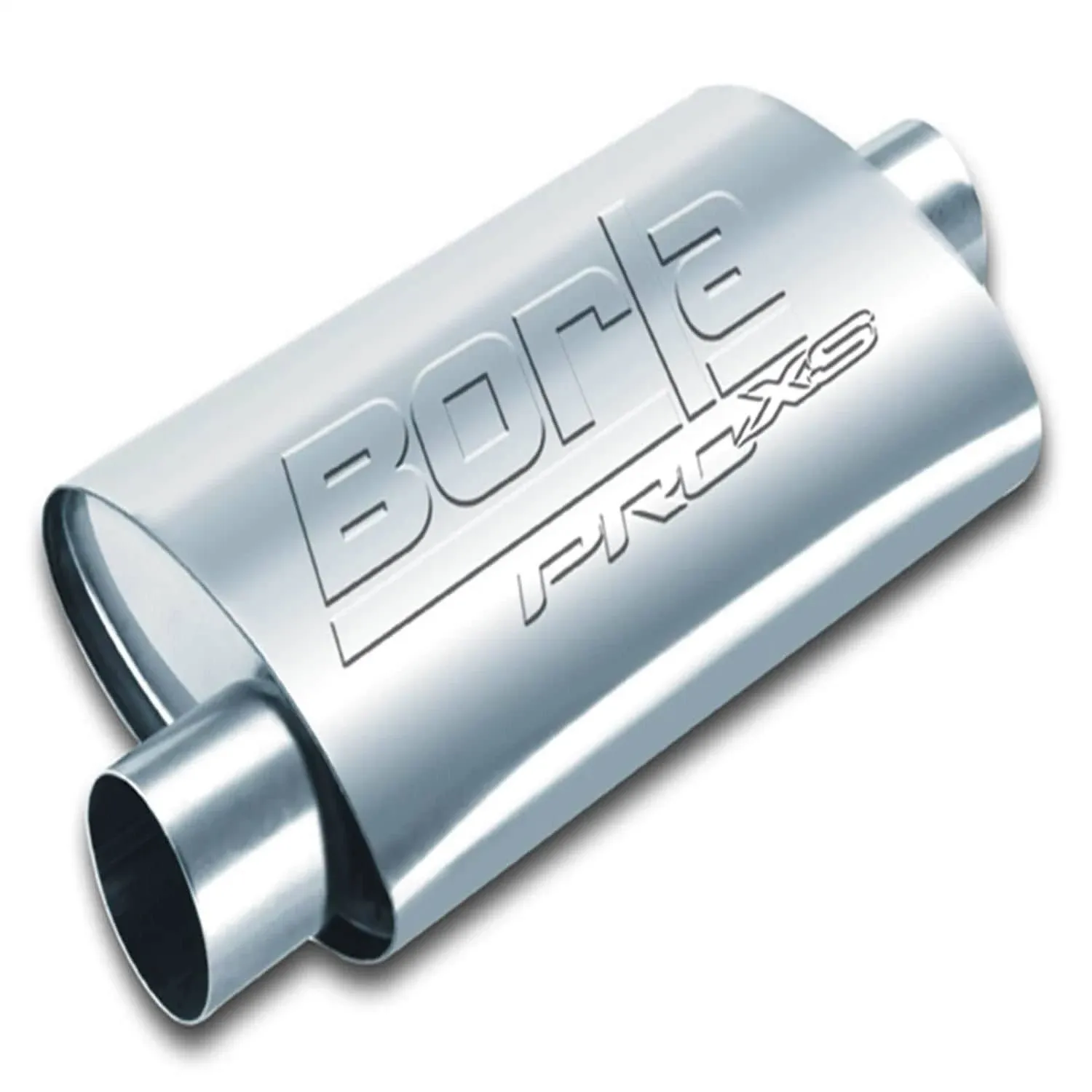 Borla ProXS Muffler 3in Offset Inlet/ 3in Center Outlet 4in x 9.5in Ov