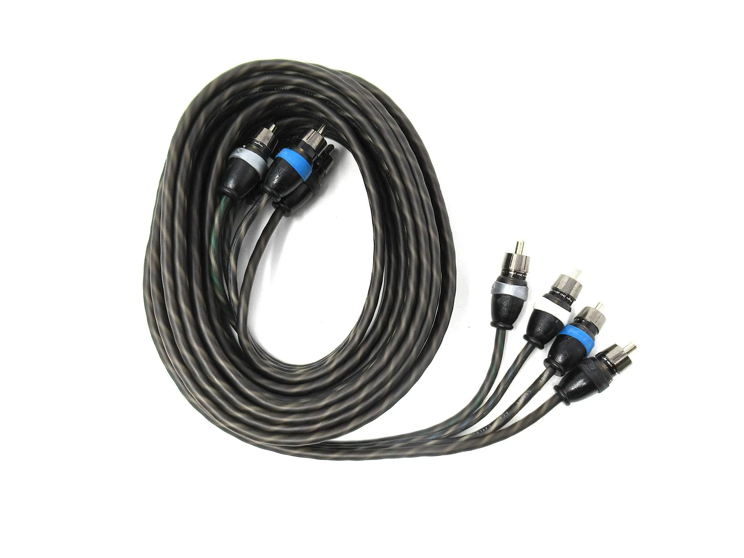 SKY HIGH CAR AUDIO 4 CHANNEL TWISTED RCA 12FT