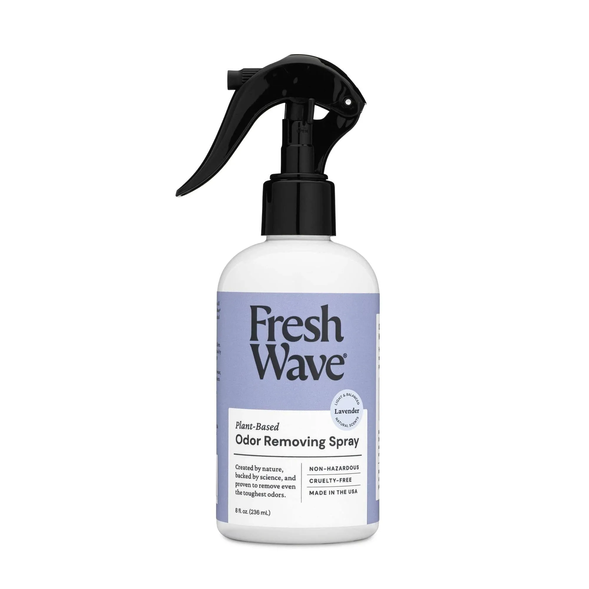 Fresh Wave Lavender Odor Eliminator Spray & Air Freshener, 8 oz. | Pack of 2 | Odor Absorbers for Home | Safer Odor Relief | Natural Plant-Based For Furniture, Fabrics & Trash