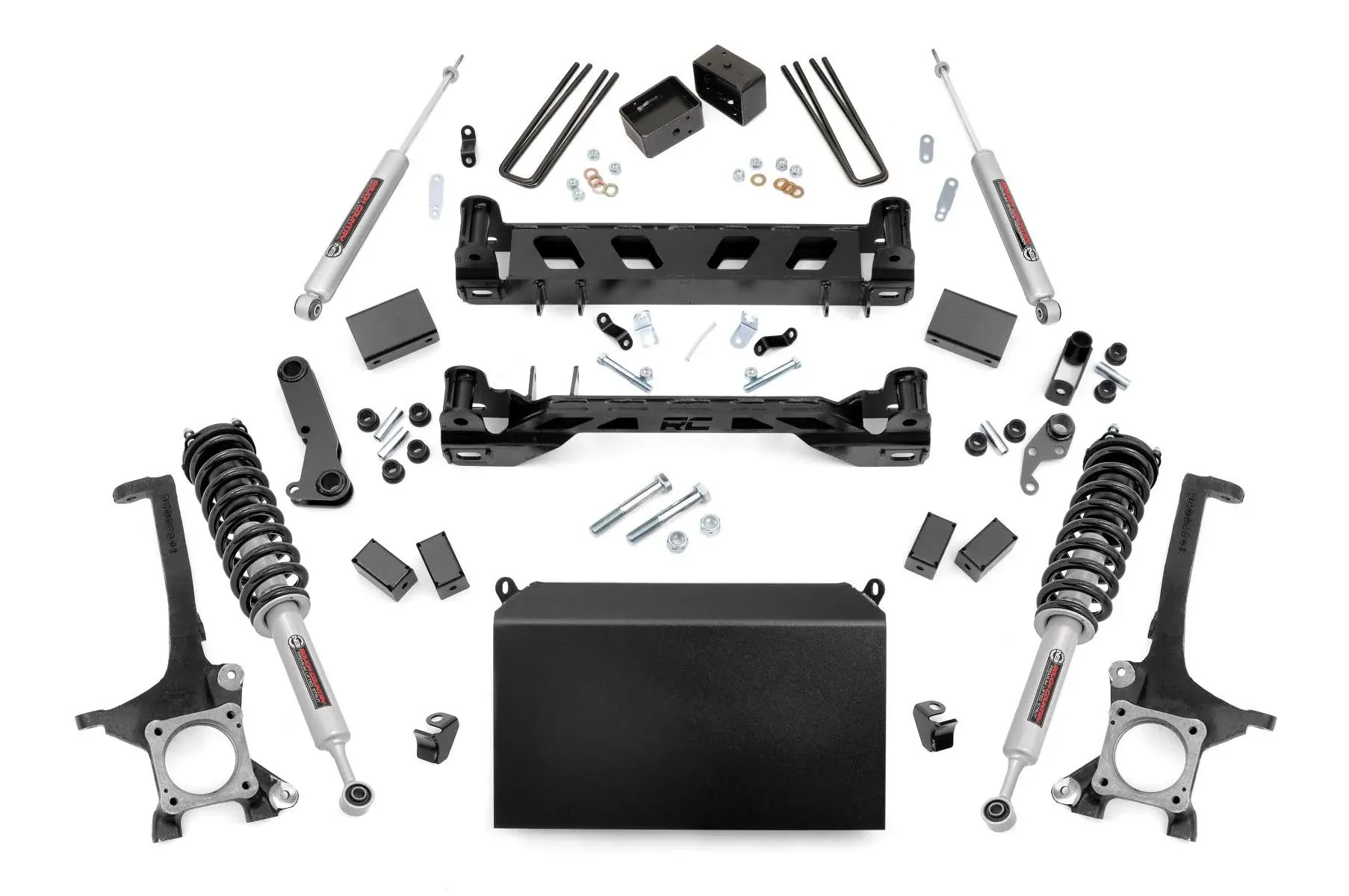 4.5 Inch Toyota Suspension Lift Kit w/ N3 Struts For 07-15 Tundra Rough Country - 75331