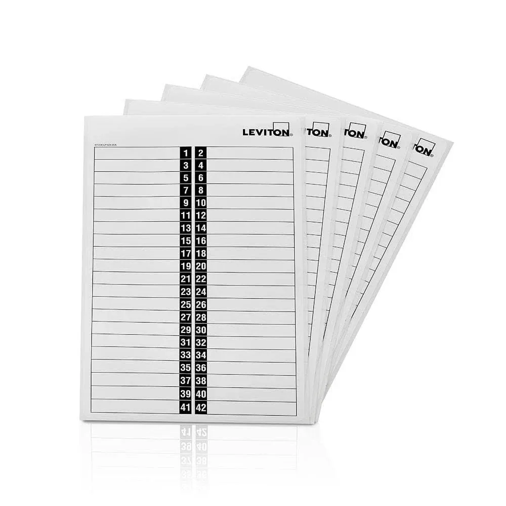 Leviton Accessory Circuit Identification Stickers (LSTIK)