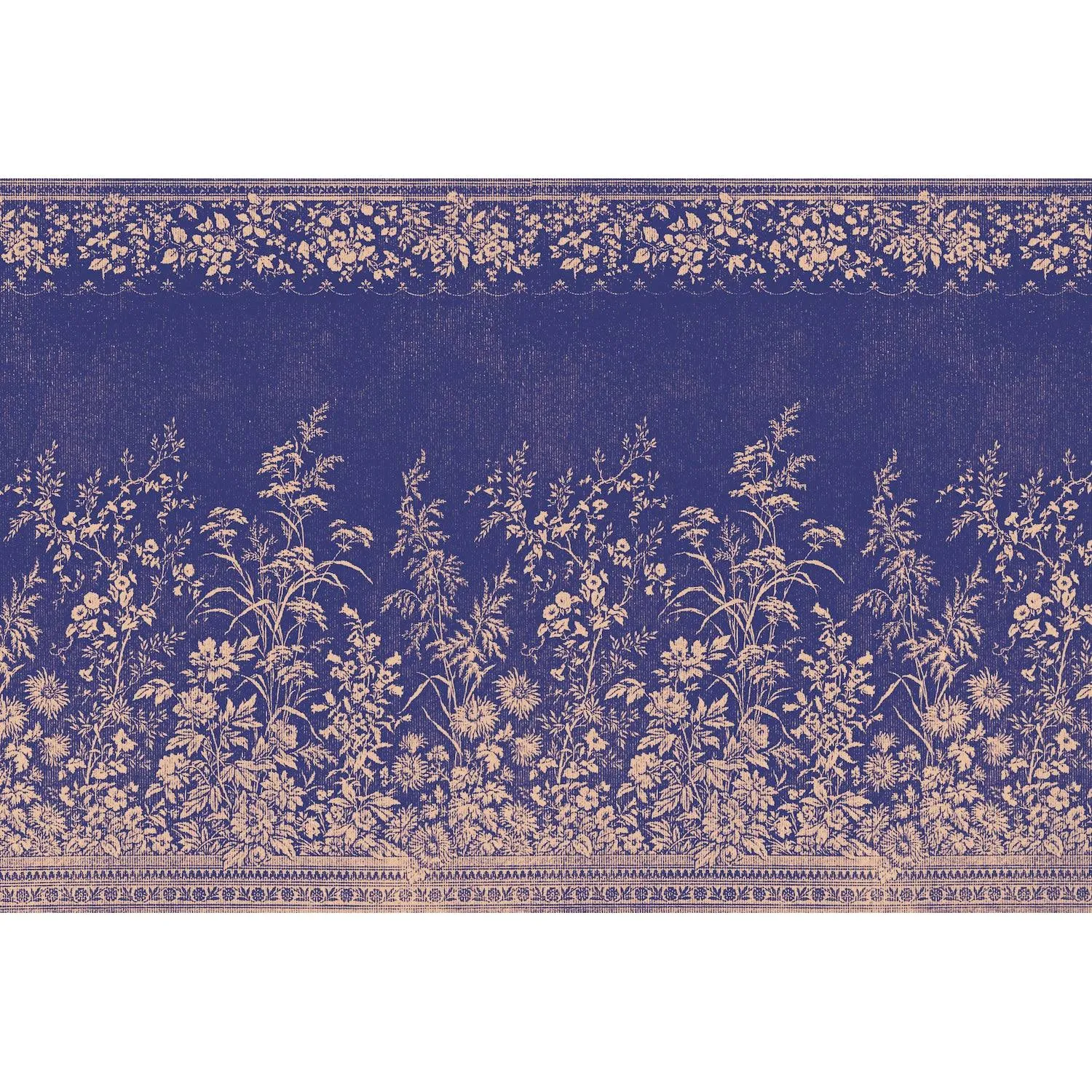 Navy Woven Floral Placemat