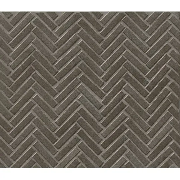 Bedrosians 90 1/2" x 2" Herringbone Porcelain Mosaic Tile